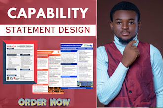 design capability statement, winning government capability statement