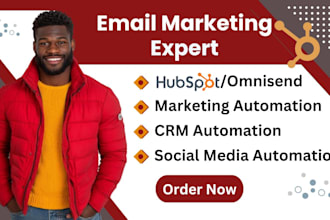 do email marketing automation with hubspot, klaviyo, mailchimp, and omnisend
