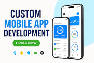 do mobile app development using flutter for both android and ios