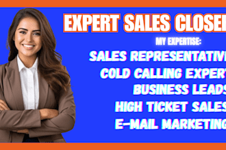 sales closer, sales expert, sales navigator, sales coach, sales agent
