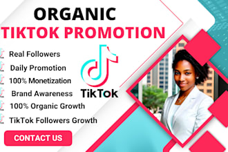 tiktok promotion tiktok growth promote tiktok grow tiktok followers growth