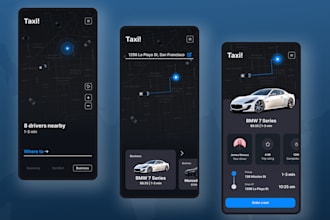 build a custom taxi booking app like uber or bolt with full features