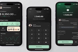 develop fintech app payment app money transfer app crypto wallet app neobank app