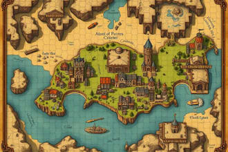 do fantasy dnd map campaign map cartography world city map design illustration