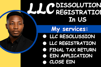 dissolve, close, terminate, and close your US llc