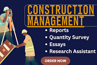 do construction management and quantity surveying related research