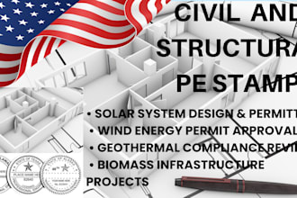 provide pe stamp for solar energy system design and permitting
