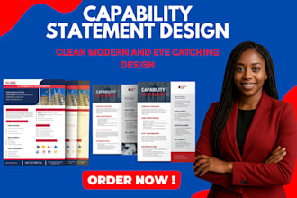 create strategic, pitchready capability statements for b2b and government