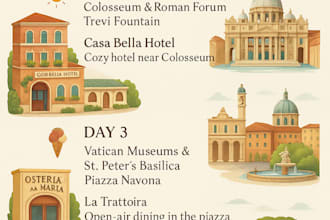 plan your international vacation with a custom itinerary and travel tips
