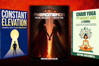 do book cover design, ebook cover design, KDP book cover