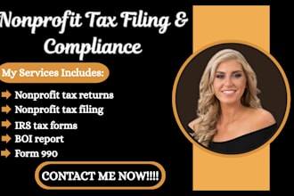 file form 990 2848 boi report for nonprofit tax filing compliance and ein help