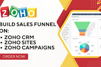 build a converting sales funnel using zoho sites, zoho CRM and zoho campaigns