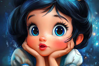 draw your pets into disney cartoon style