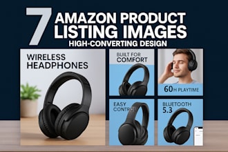 design high converting amazon product images, infographics and a plus content