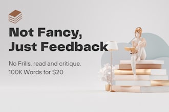 read any draft of your book for cheap