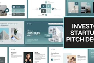 design redesign investor pitch deck marketing PPT fundraising startup pitch deck