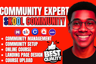 setup skool community circle so mighty networks thinkific skool online community