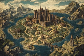 do fantasy vector map design game world dnd map