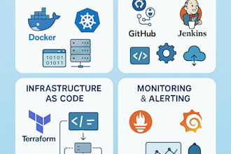 build and automate your devops pipeline with docker, k8s, tf