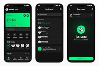 develop fintech app neobank app wallet app p2p lending app bank app