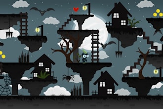 develop a multiplayer unity 2d or 3d game for android, ios, PC or web