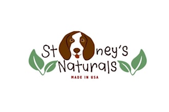 make modern natural earthy and safe pet shampoo logo