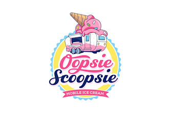 design logo for your ice cream brand