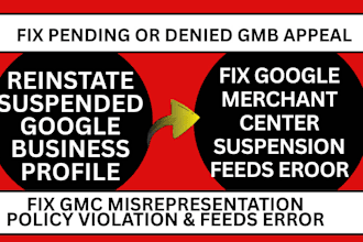 reinstate and fix denied gmb appeal suspended google my business page suspension