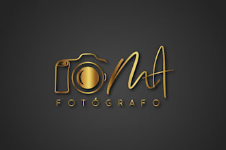do luxury photography signature or watermark logo design