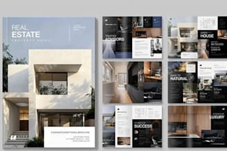 create or redesign commercial real estate offering memorandum brochure, flyers