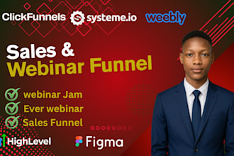 set up complete webinar system including webinar funnels webinarjam