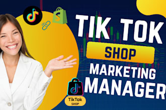 fix and setup tik tok shop tiktok dropshipping marketing ads manage tiktok shop