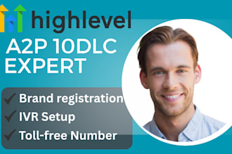 gohighlevel a2p 10dlc brand registration automation twilio sms marketing expert