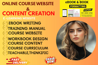 create online course website ebook online course  online course website