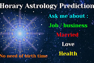 answer one question using horary astrology