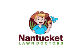 create lawn care company logo