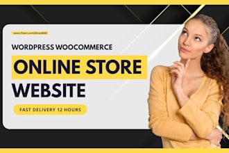 design ecommerce website using woocommerce online store