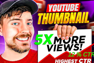 create viral youtube thumbnails to boost your CTR