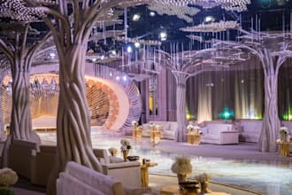 do 3d cgi realistic event venue, wedding, stage, resort, park venue design