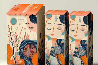 create supplement label design and product packaging