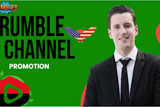 grow your rumble channel with real, organic subscribers from the USA