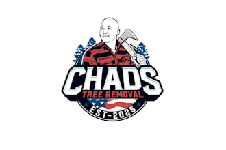 design powerful american tree removal logo
