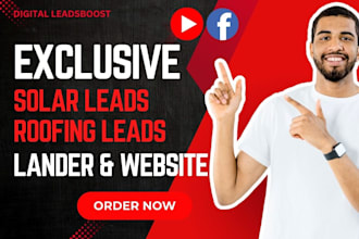 generate exclusive solar and roofing leads with real time appointment