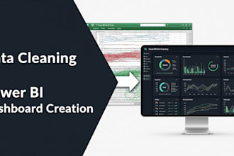 clean, analyze, and visualize your data in excel or power bi