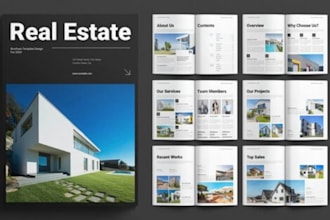 create or redesign commercial real estate, offering memorandum brochures, flyers