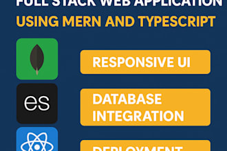 develop modern full stack web apps using mern and typescript