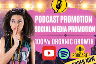 apple spotify audiomark boomplay podcast promotion to increase audience download
