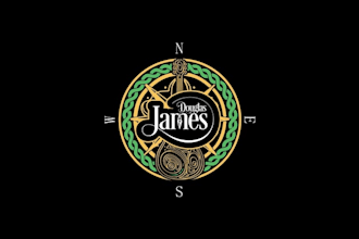 design male acoustic singer songwriter celtic roots logo