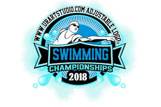 design high quality marvelous swimming mascot logo with creative concepts
