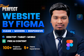 create impressive websites or web templates with figma